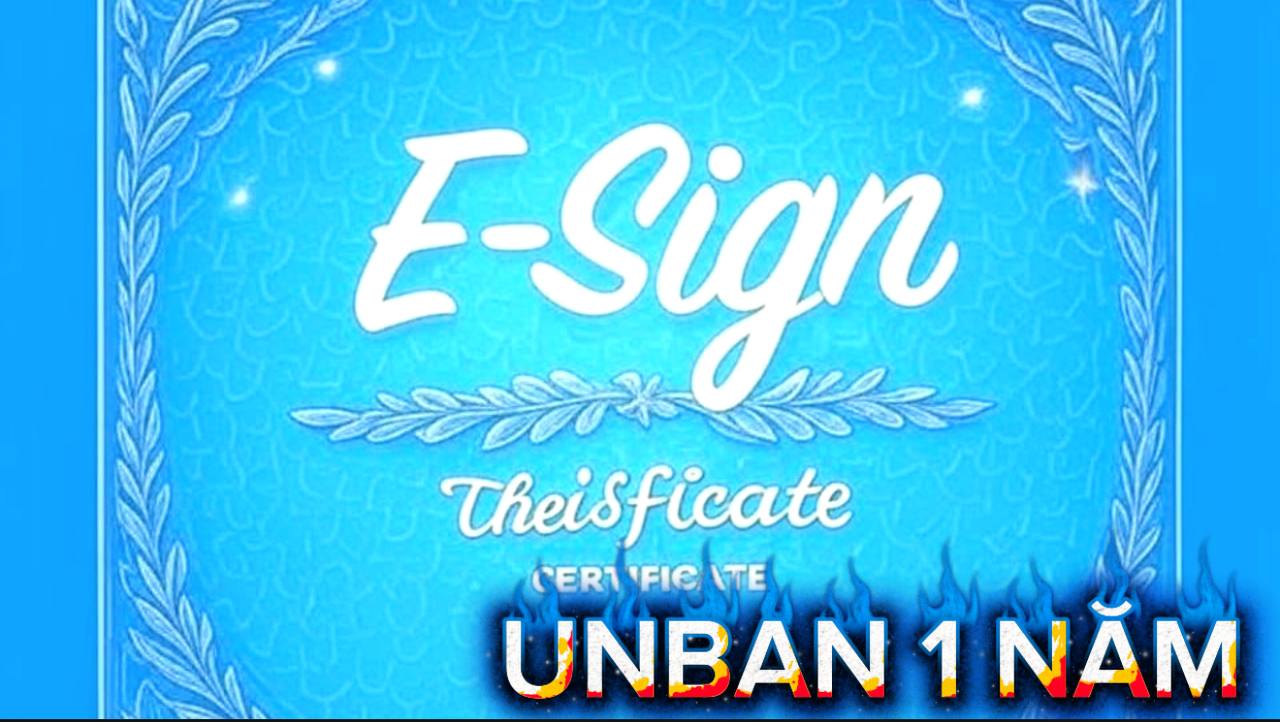 CHỨNG CHỈ ESIGN UNBAN